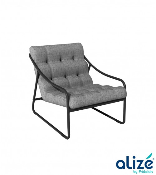 Relax BORD'EAU Coloris:Châssis Graphite/Assise Coussin Gris chiné Eco-participation    :Prix de vente comprenant l' éco-particip