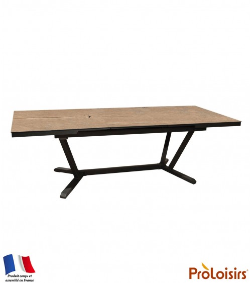 Table VITA 180/240 plateau Kedra® Coloris:Châssis Graphite/Plateau Kedra® Lenk Eco-participation    :Prix de vente comprenant l'