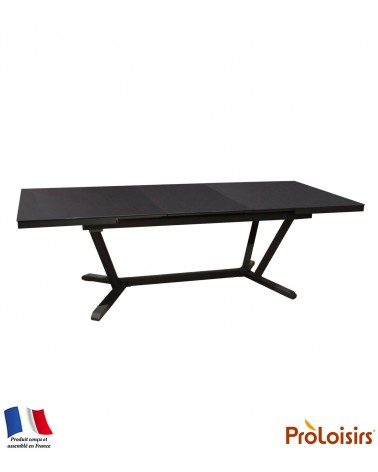 Table VITA 180/240 plateau Kedra® Coloris:Châssis Graphite/Plateau Kedra® Black B. Eco-participation    :Prix de vente comprenan