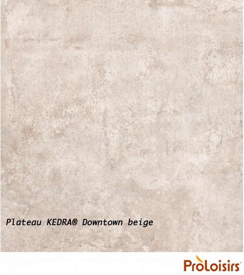 Table VITA 180/240 plateau Kedra® Coloris:Châssis Sand/Plateau Kedra® Downtown Eco-participation    :Prix de vente comprenant l'