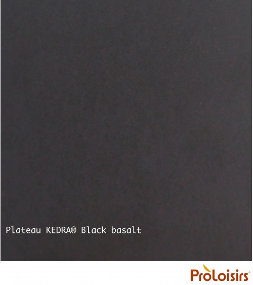 Table VITA 180/240 plateau Kedra® Coloris:Châssis Graphite/Plateau Kedra® Black B. Eco-participation    :Prix de vente comprenan