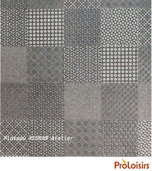 Table VITA 180/240 plateau Kedra® Coloris:Châssis Graphite/Plateau Kedra® Atelier Eco-participation    :Prix de vente comprenant