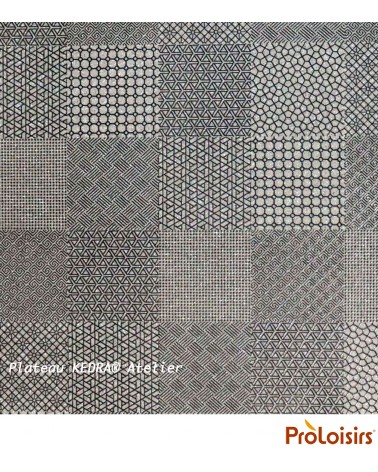 Table VITA 180/240 plateau Kedra® Coloris:Châssis Graphite/Plateau Kedra® Atelier Eco-participation    :Prix de vente comprenant
