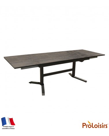 Table SOTTA 150/200/250 plateau Fundermax® Coloris:Châssis Graphite / Plateau Fundermax® Mocca Eco-participation    :Prix de ven
