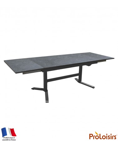 Table SOTTA 150/200/250 plateau Fundermax® Coloris:Châssis Graphite/Plateau Fundermax® Ardoise Eco-participation    :Prix de ven