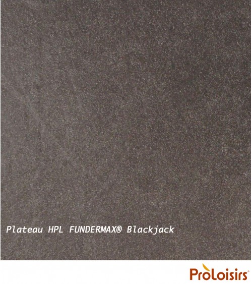 Table SINNES 200/300 plateau HPL Fundermax® Coloris:Châssis Graphite/Plateau Fundermax® Blackjack Eco-participation    :Prix de 