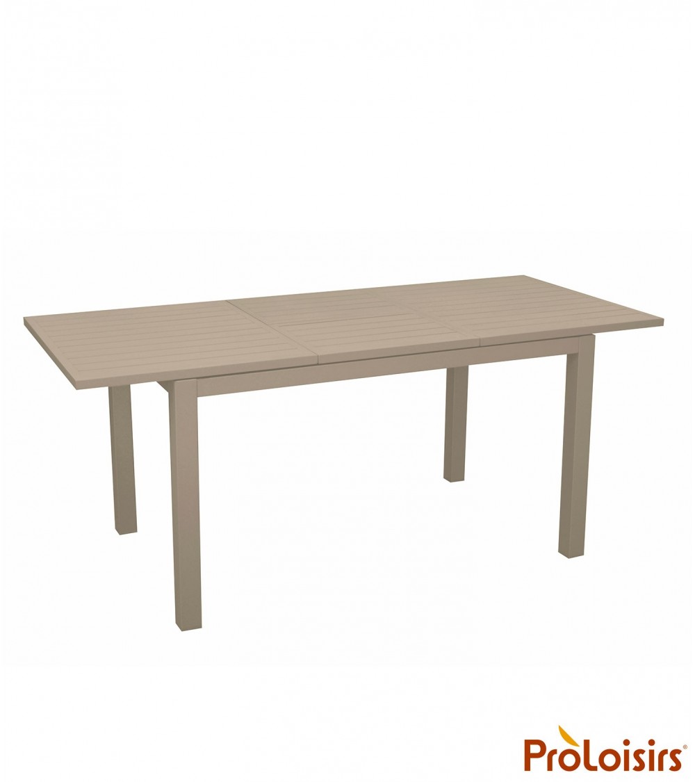 Table GENES 110/170 Coloris:Châssis Crème / Plateau Crème Eco-participation    :Prix de vente comprenant l' éco-participation de
