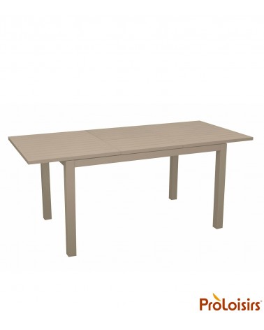 Table GENES 110/170 Coloris:Châssis Crème / Plateau Crème Eco-participation    :Prix de vente comprenant l' éco-participation de