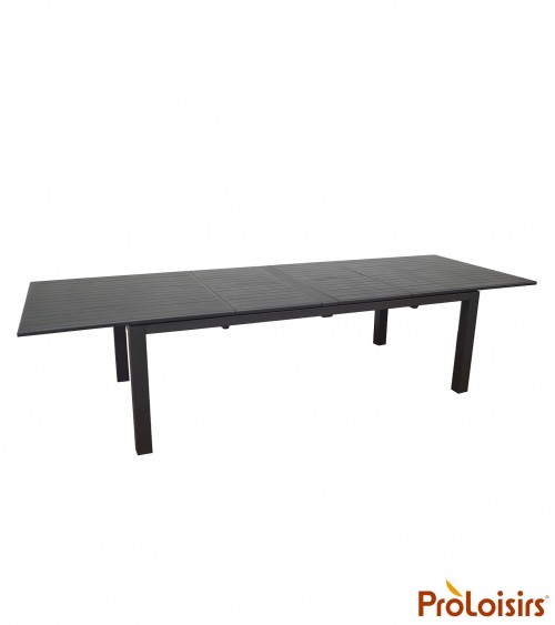 Table GENES 220/270/320 Coloris:Châssis Graphite / Plateau Graphite Eco-participation    :Prix de vente comprenant l' éco-partic