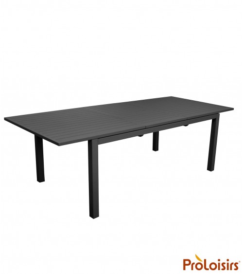 Table GENES 160/240 Coloris:Châssis Graphite / Plateau Graphite Eco-participation    :Prix de vente comprenant l' éco-participat