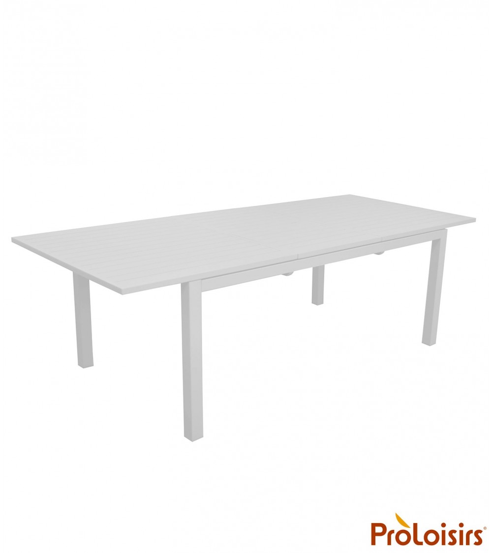 Table GENES 160/240 Coloris:Châssis Blanc/Plateau Blanc Eco-participation    :Prix de vente comprenant l' éco-participation de 3