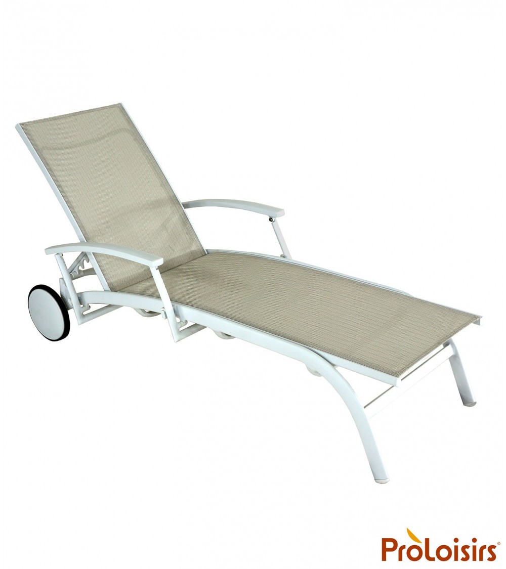 Bain de soleil ELEGANCE avec accoudoirs    
