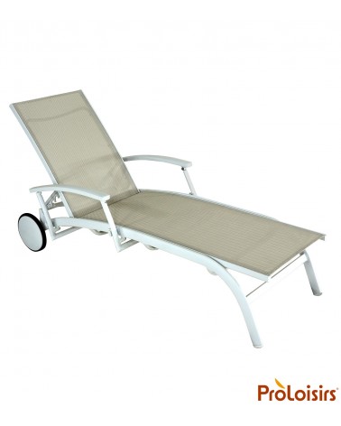 Bain de soleil ELEGANCE avec accoudoirs    