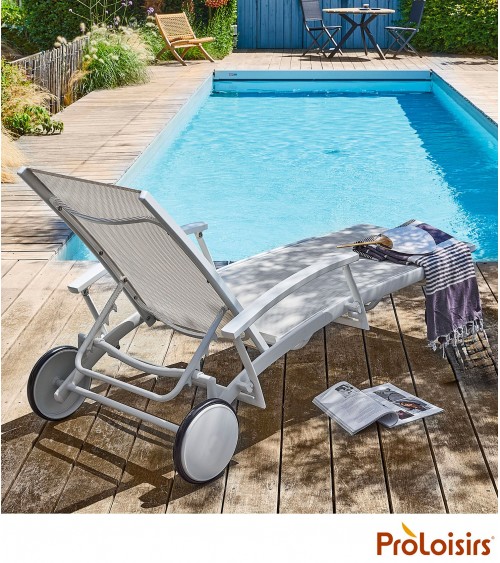 Bain de soleil ELEGANCE avec accoudoirs    