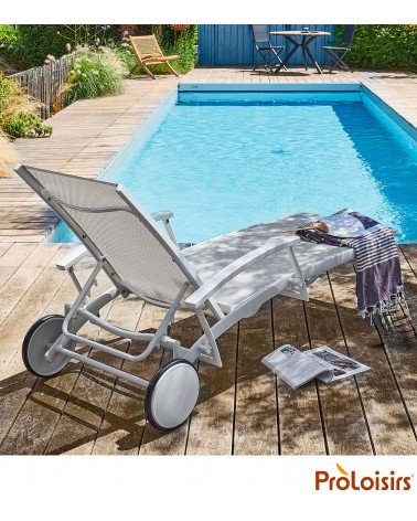 Bain de soleil ELEGANCE avec accoudoirs    