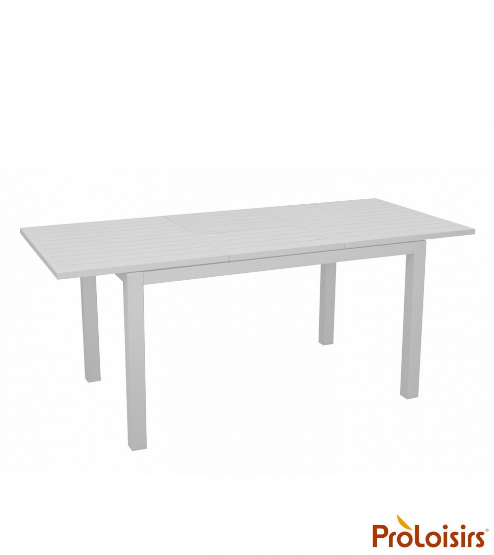 Table GENES 110/170 Coloris:Châssis Blanc / Plateau Blanc Eco-participation    :Prix de vente comprenant l' éco-participation de