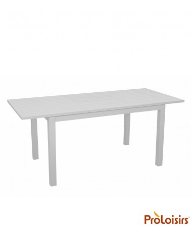 Table GENES 110/170 Coloris:Châssis Blanc / Plateau Blanc Eco-participation    :Prix de vente comprenant l' éco-participation de
