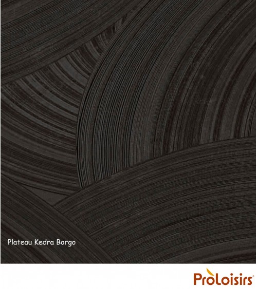 Table VITA 180/230/280 plateau Kedra® Coloris:Châssis Graphite/Plateau Kedra® Borgo  Eco-participation :Prix de vente comprenant