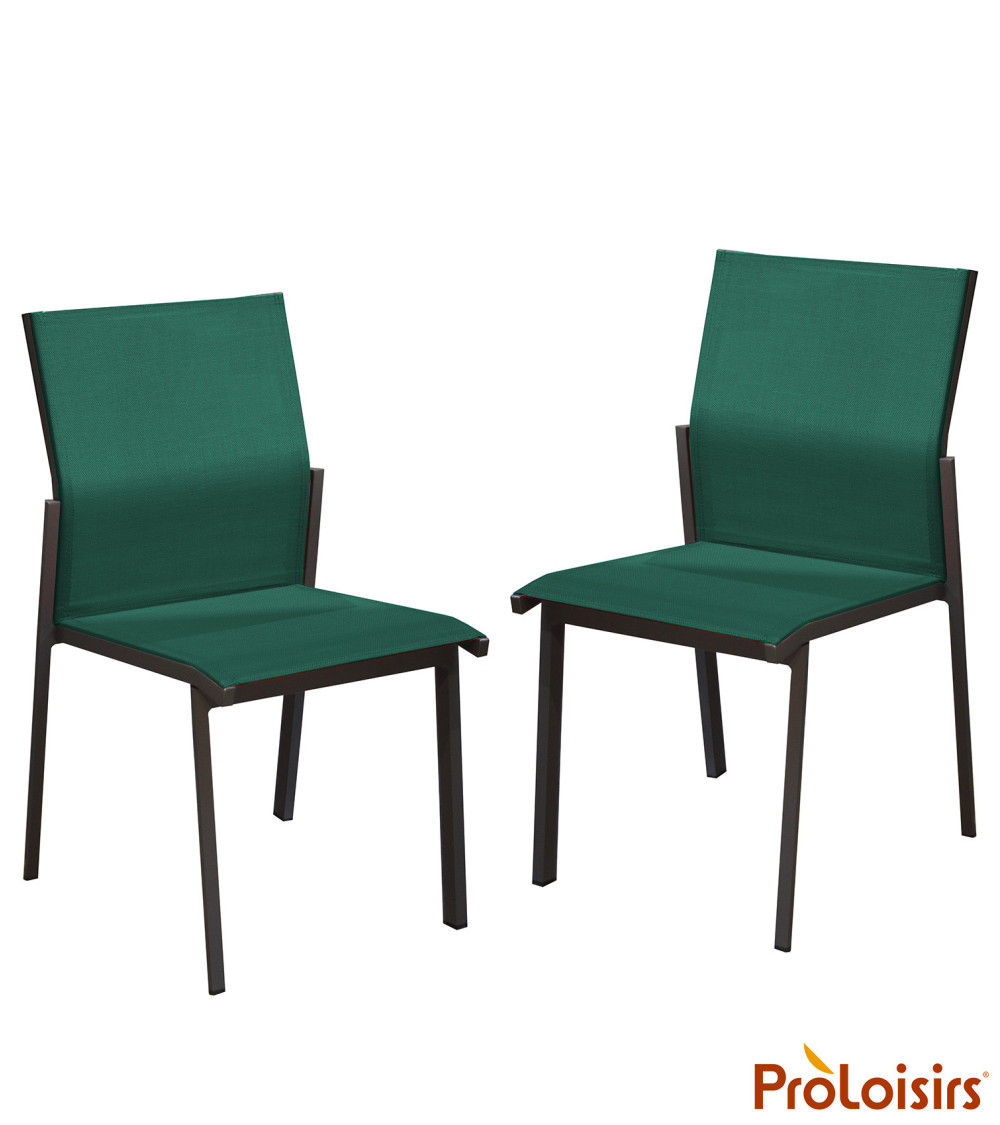 Chaise DELIA Coloris:Châssis Graphite / Assise Vert  Eco-participation :Prix de vente comprenant l' éco-participation de 0,40 € 