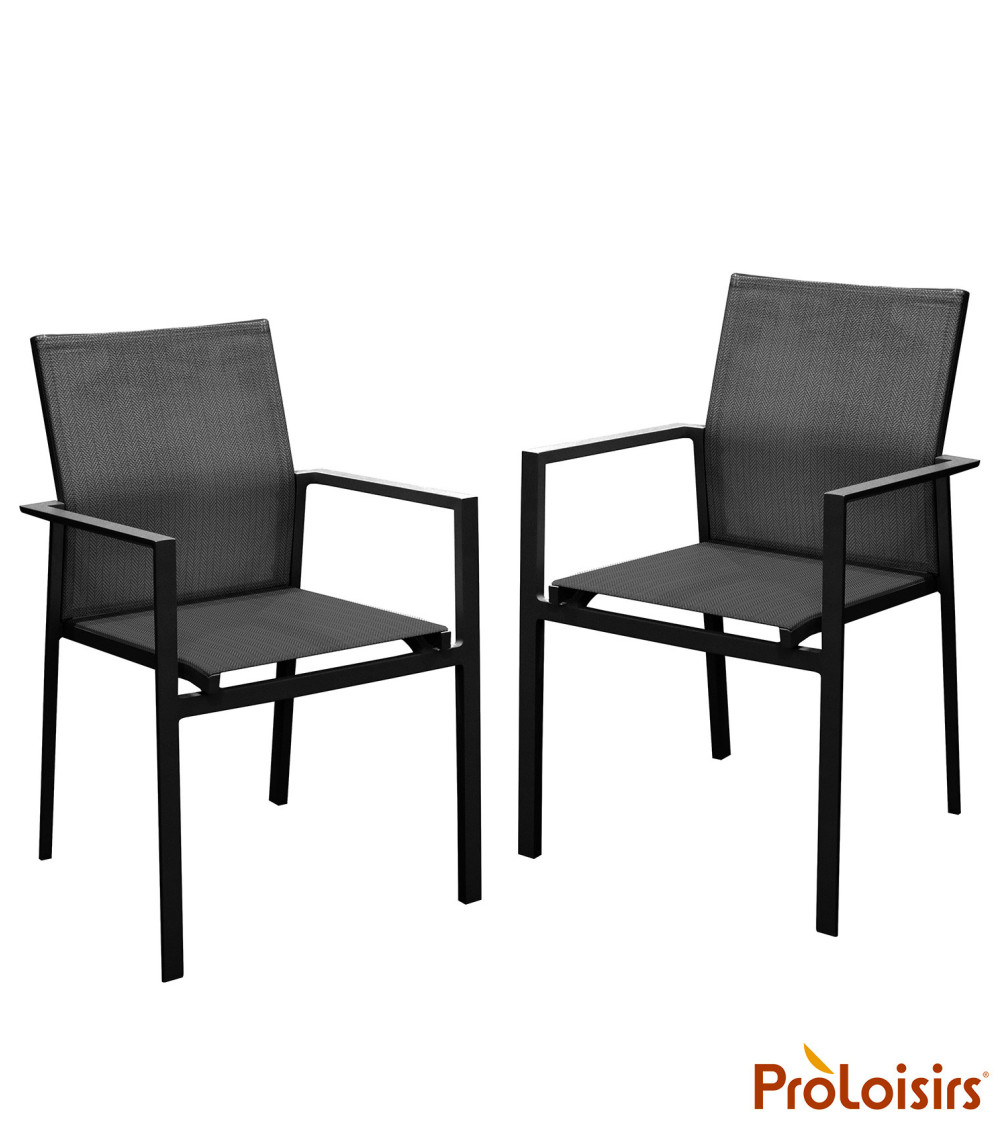Fauteuil DELIA Coloris:Châssis Graphite / Assise Chevron noir  Eco-participation :Prix de vente comprenant l' éco-participation 