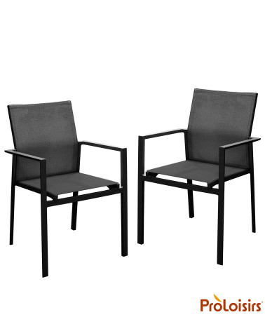 Fauteuil DELIA Coloris:Châssis Graphite / Assise Chevron noir  Eco-participation :Prix de vente comprenant l' éco-participation 