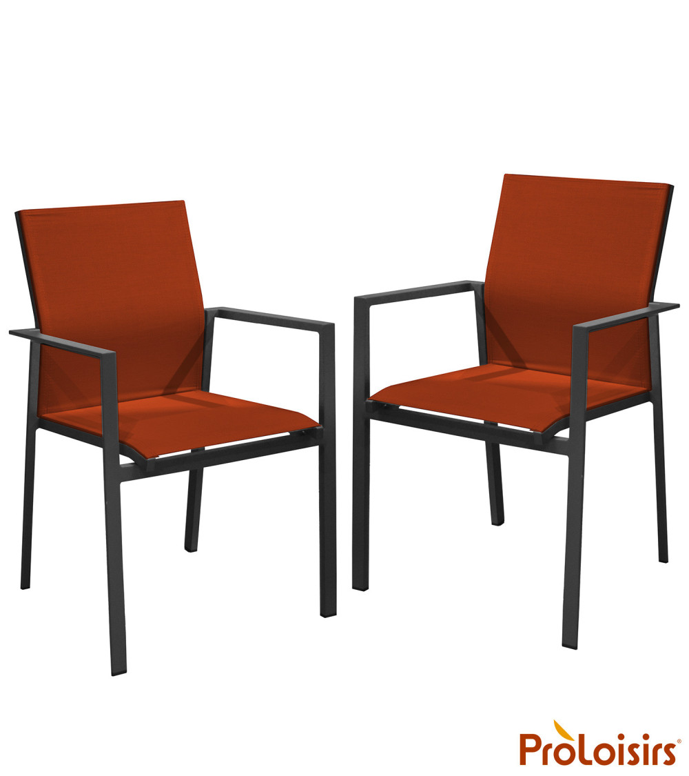 Fauteuil DELIA Coloris:Châssis Graphite / Assise Sienne  Eco-participation :Prix de vente comprenant l' éco-participation de 0,4