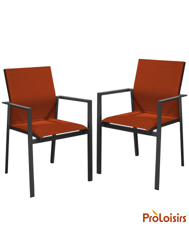 Fauteuil DELIA Coloris:Châssis Graphite / Assise Sienne  Eco-participation :Prix de vente comprenant l' éco-participation de 0,4