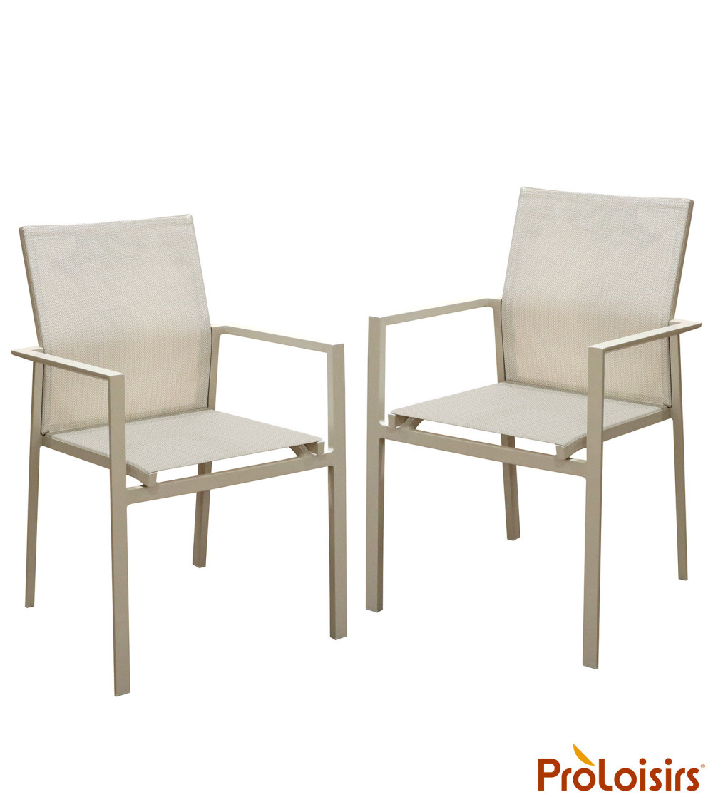 Fauteuil DELIA Coloris:Châssis Crème / Assise Chevron crème  Eco-participation :Prix de vente comprenant l' éco-participation de