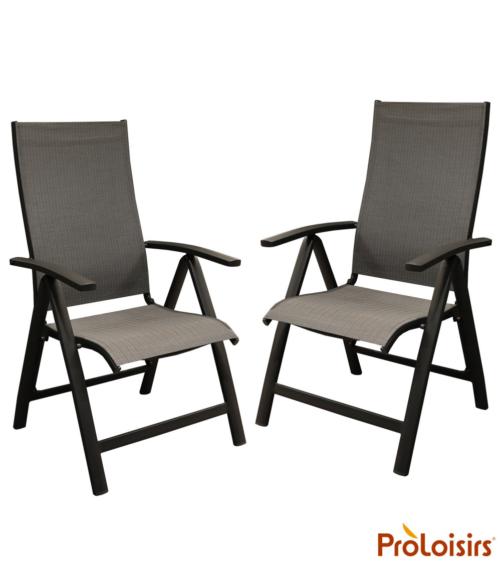 Fauteuil MULTIPO ELEGANCE Coloris:Châssis Graphite / Assise Chevron noir  Eco-participation :Prix de vente comprenant l' éco-par