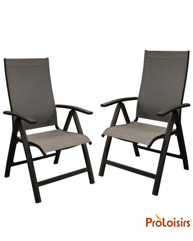 Fauteuil MULTIPO ELEGANCE Coloris:Châssis Graphite / Assise Chevron noir  Eco-participation :Prix de vente comprenant l' éco-par