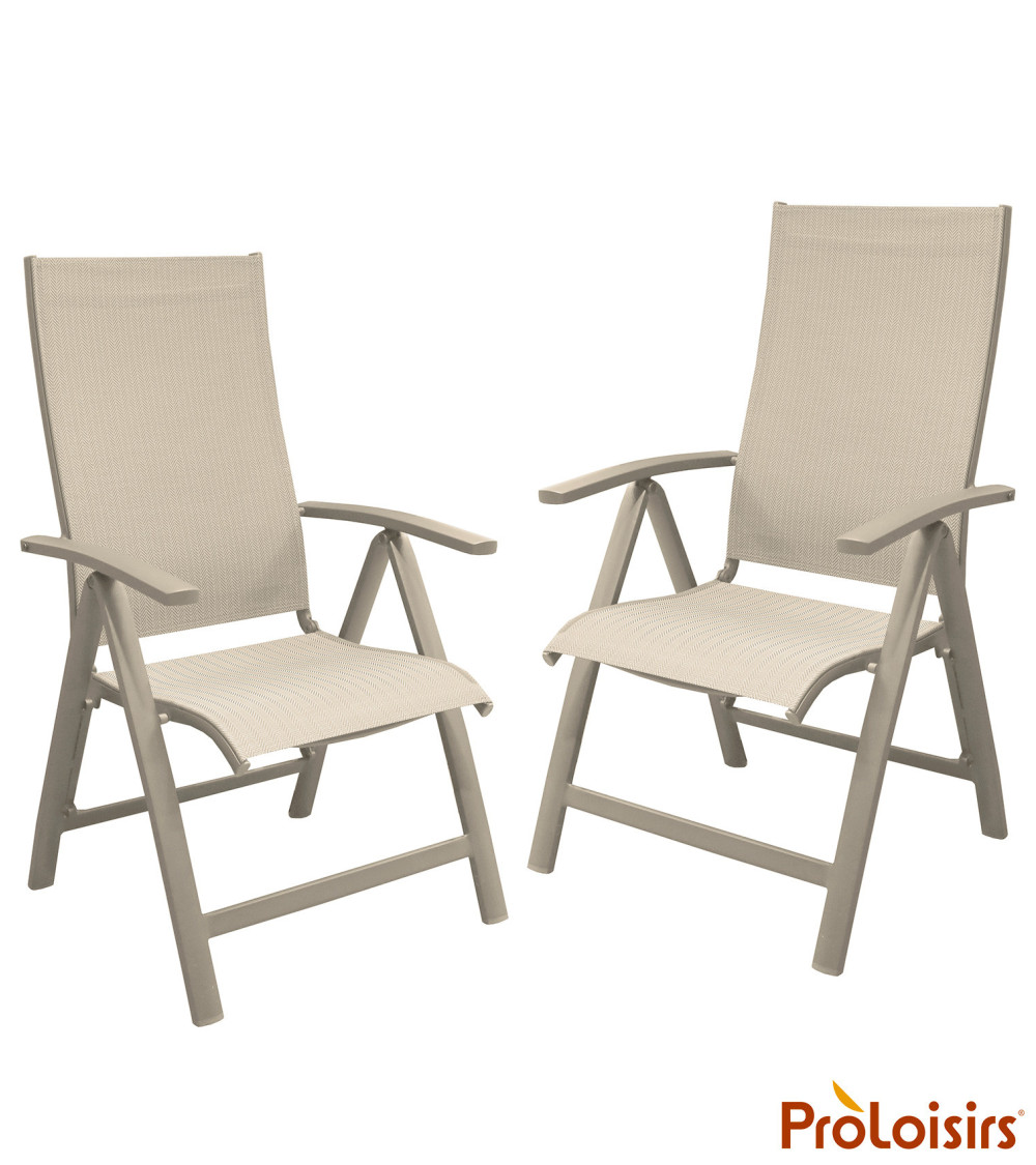 Fauteuil MULTIPO ELEGANCE Coloris:Châssis Crème / Assise Chevron crème  Eco-participation :Prix de vente comprenant l' éco-parti