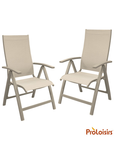 Fauteuil MULTIPO ELEGANCE Coloris:Châssis Crème / Assise Chevron crème  Eco-participation :Prix de vente comprenant l' éco-parti