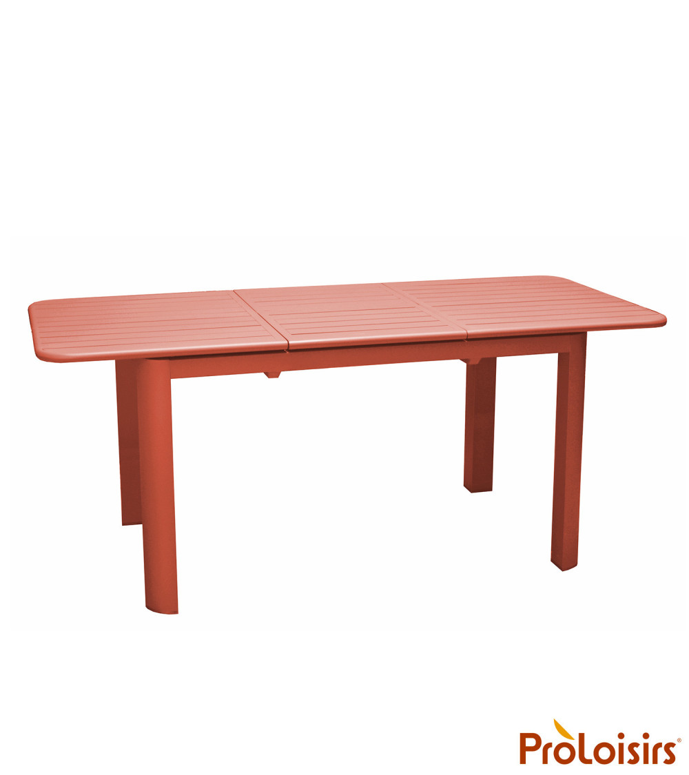 TABLE EOS 130/180 Coloris:Châssis Terra / Plateau Terra  Eco-participation :Prix de vente comprenant l' éco-participation de 2,2