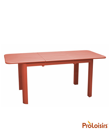 TABLE EOS 130/180 Coloris:Châssis Terra / Plateau Terra  Eco-participation :Prix de vente comprenant l' éco-participation de 2,2