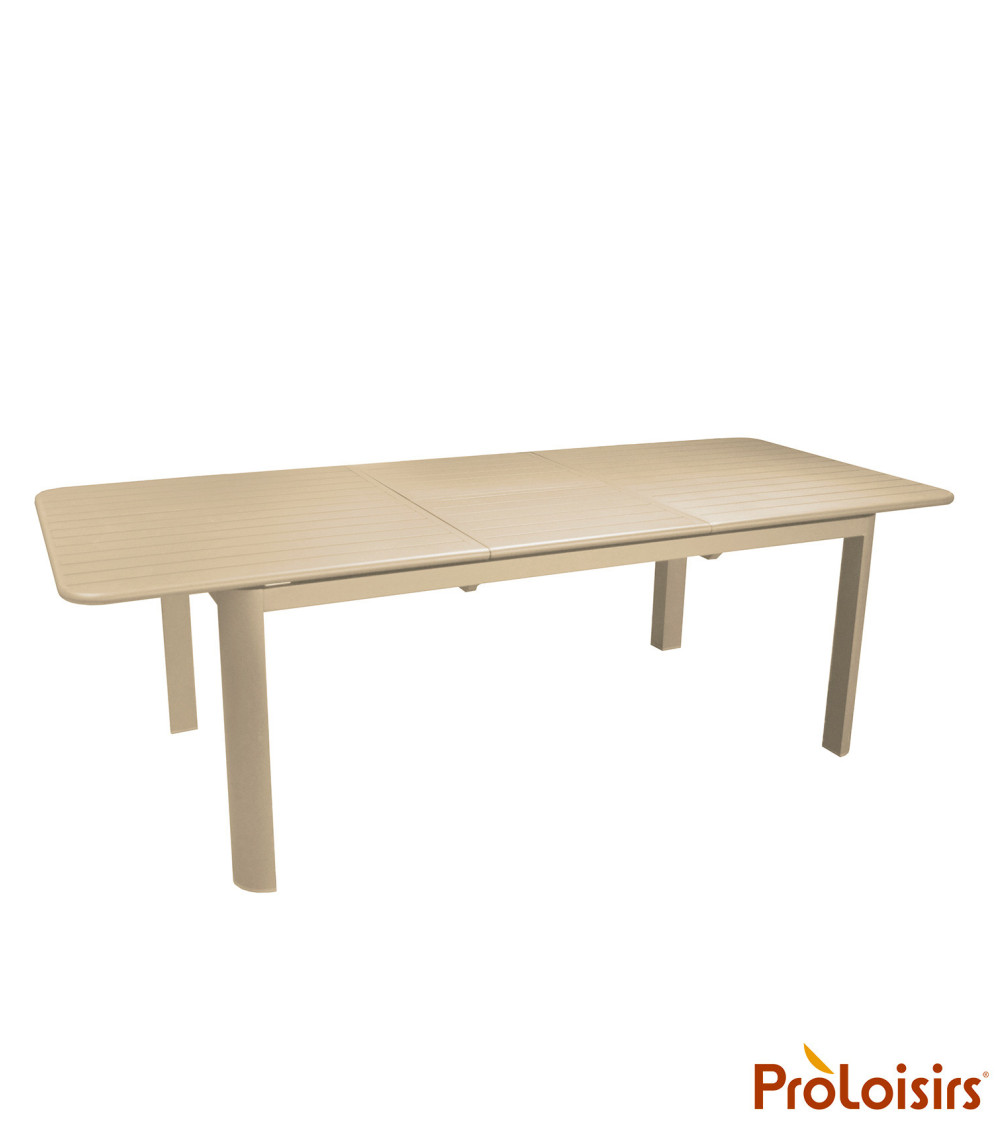 TABLE EOS 180/240 Coloris:Châssis Crème / Plateau Crème  Eco-participation :Prix de vente comprenant l' éco-participation de 3,1