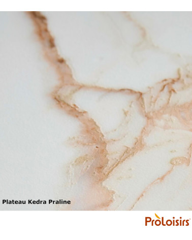 Table VITA 180/240 plateau Kedra® Coloris:Châssis Crème / Plateau Praline  Eco-participation :Prix de vente comprenant l' éco-pa