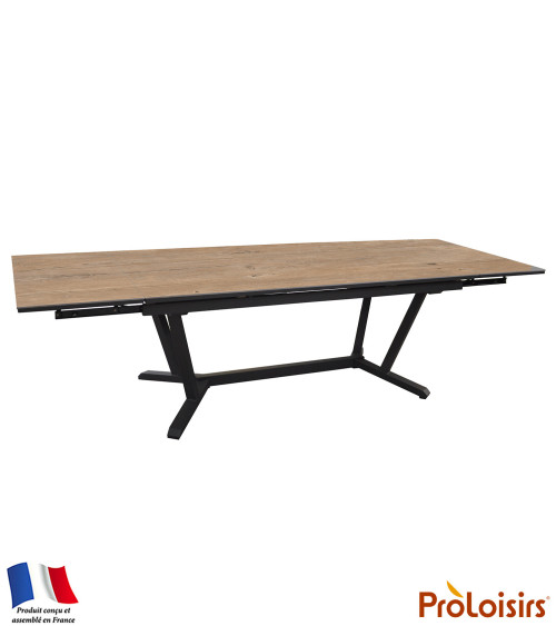 Table VITA 220/280/340 plateau Kedra® Coloris:Châssis Graphite/Plateau Kedra® Lenk  Eco-participation :Prix de vente comprenant 