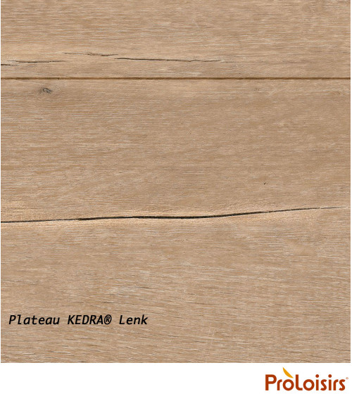 Table VITA 220/280/340 plateau Kedra® Coloris:Châssis Graphite/Plateau Kedra® Lenk  Eco-participation :Prix de vente comprenant 