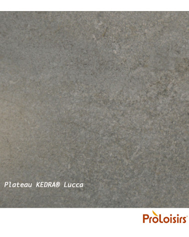 Table VITA 220/280/340 plateau Kedra® Coloris:Châssis Graphite/Plateau Kedra® Lucca  Eco-participation :Prix de vente comprenant