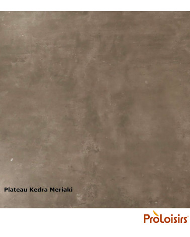 Table ovale VITA 200/260 plateau Kedra® Coloris:Châssis Graphite / Plateau Meraki  Eco-participation :Prix de vente comprenant l