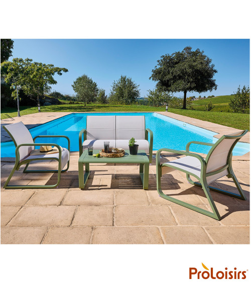 Banc QUENZA matelassé Coloris:Châssis Amande / Assise Chiné blanc  Eco-participation :Prix de vente comprenant l' éco-participat