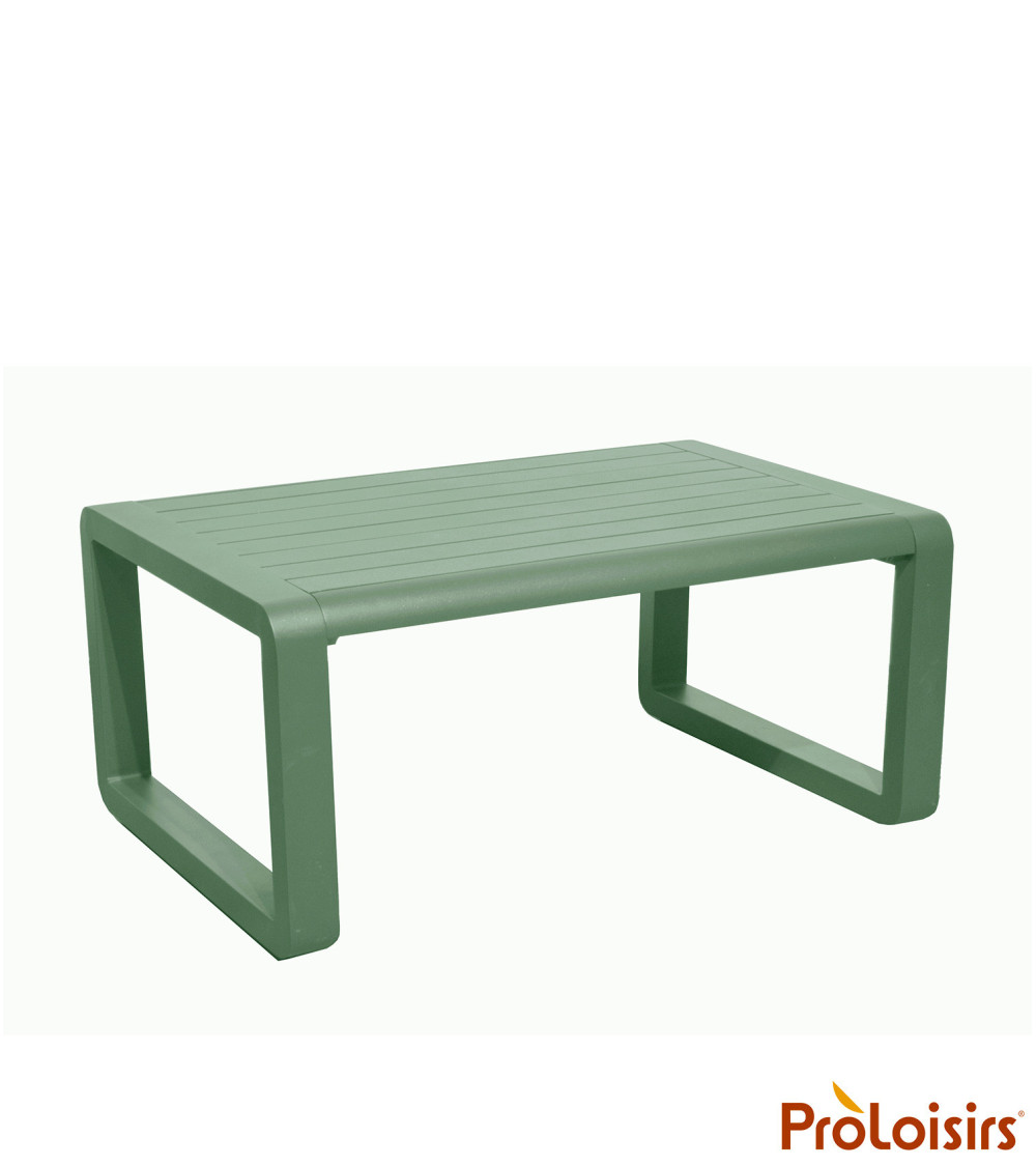 Table basse rectangulaire QUENZA Coloris:Châssis Amande/Plateau Amande    Eco-participation :Prix de vente comprenant l' éco-par