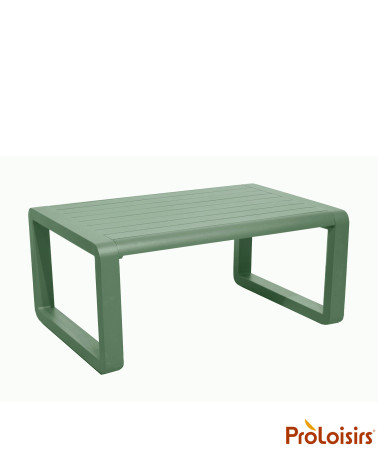 Table basse rectangulaire QUENZA Coloris:Châssis Amande/Plateau Amande    Eco-participation :Prix de vente comprenant l' éco-par