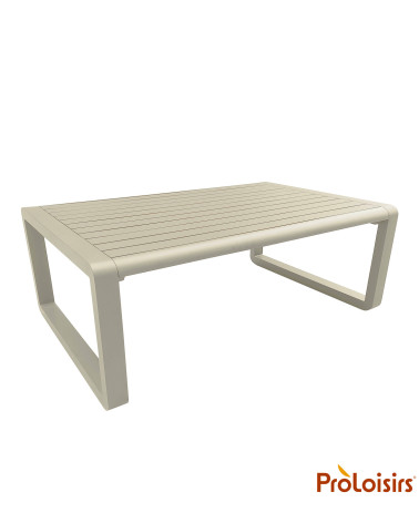 Table basse rectangulaire TONIO  Coloris:Châssis Sauge / Plateau Sauge  Eco-participation :Prix de vente comprenant l' éco-parti
