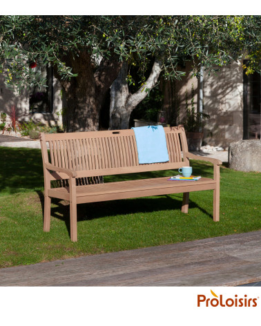 Banc de jardin AMADEO Coloris:Châssis Acacia / Assise Acacia  Eco-participation :Prix de vente comprenant l' éco-participation d