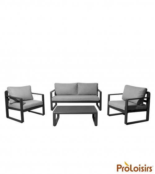 Ensemble détente MOJITO Coloris:Châssis Graphite / Coussin Gris Eco-participation    :Prix de vente comprenant l' éco-participat