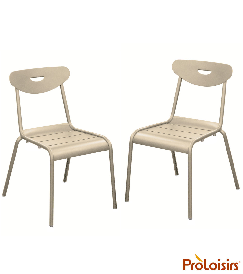 Chaise SMILEY Coloris:Châssis Crème / Assise Crème  Eco-participation :Prix de vente comprenant l' éco-participation de 0,35 € T