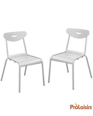 Chaise SMILEY Coloris:Châssis Blanc/Assise Blanc  Eco-participation :Prix de vente comprenant l' éco-participation de 0,35 € TTC