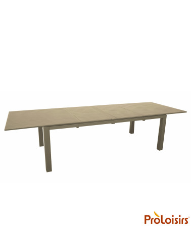 Table GENES 220/270/320 Coloris:Châssis Crème / Plateau Crème  Eco-participation :Prix de vente comprenant l' éco-participation 