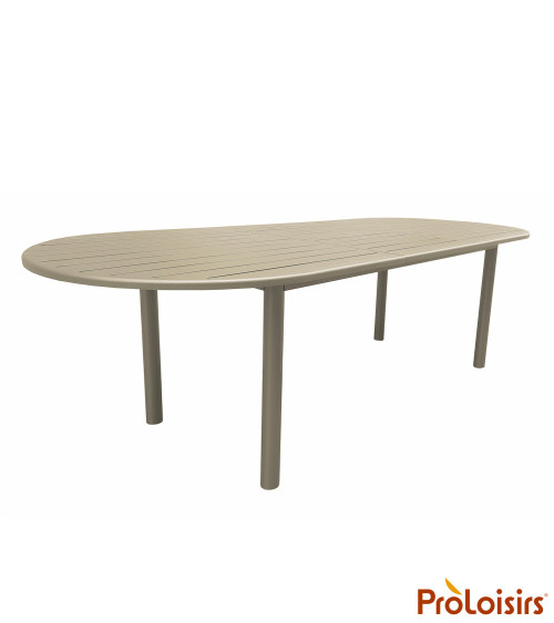 Table GENES 200/260 Coloris:Châssis Crème / Plateau Crème  Eco-participation :Prix de vente comprenant l' éco-participation de 3